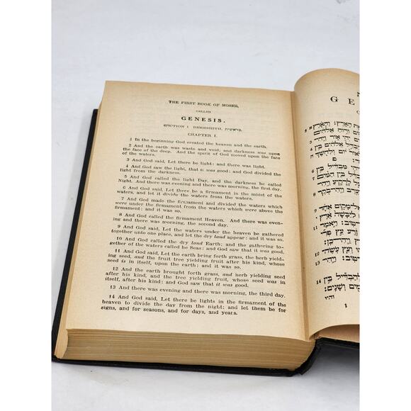 The Pentateuch With Haftoroth Five Megiloth By Alexander Harkavy Vintage 1928 - Picture 4 of 11